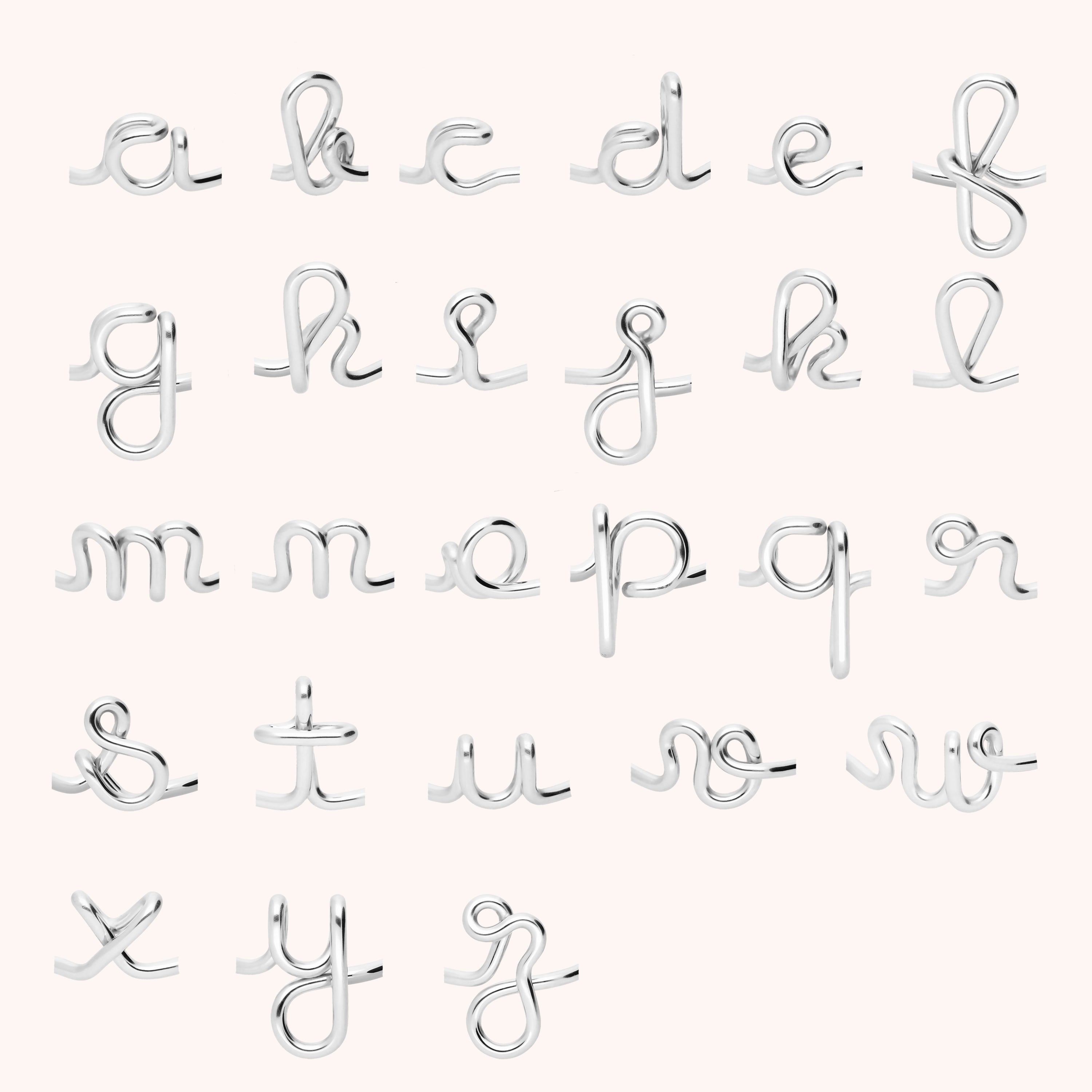 Bracelet Cordon Original Initiale en argent sterling 925 — expédition sécurisée Paris