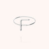 18k white gold - F 6