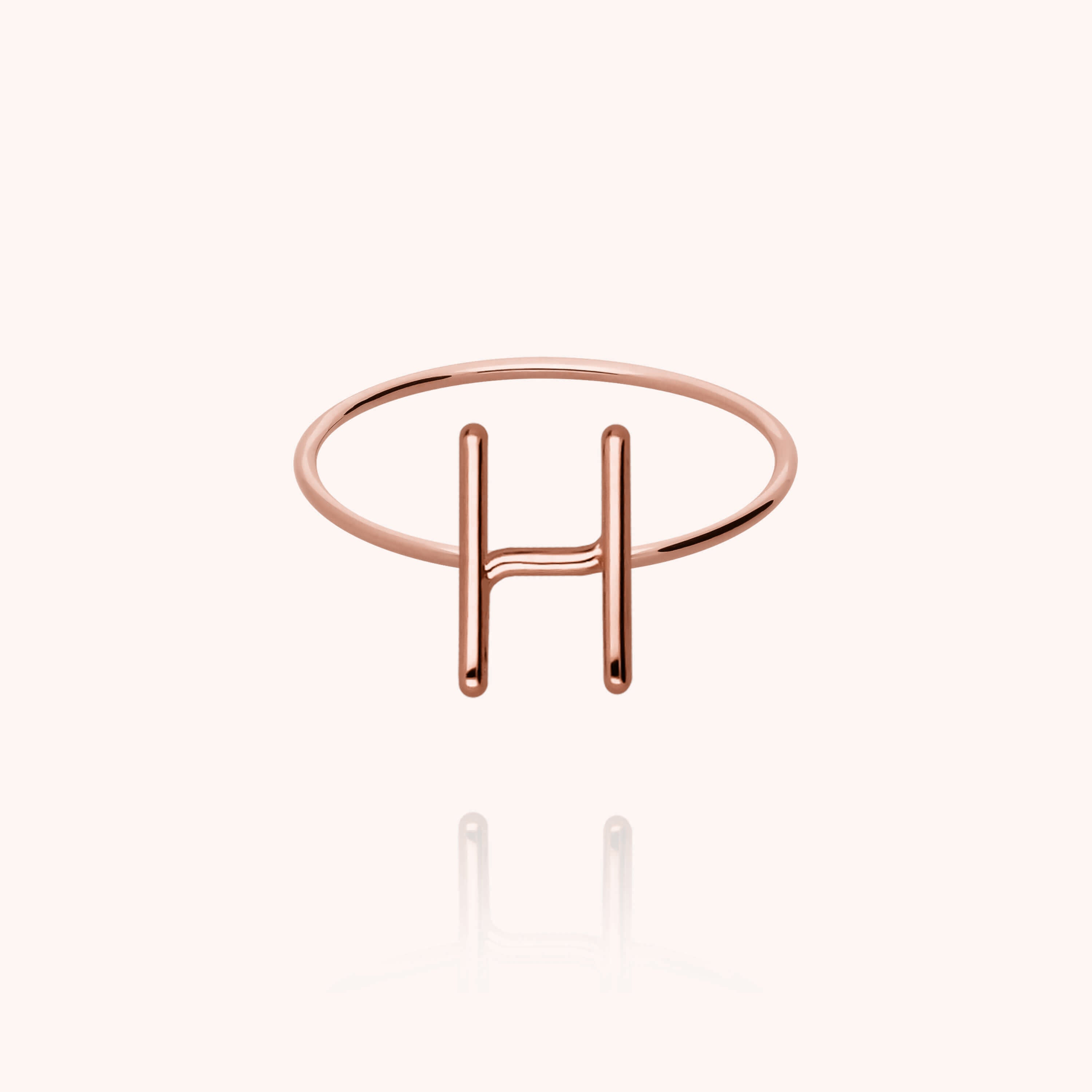 Bague Capitale Initiale — cadeau de luxe fait main Paris