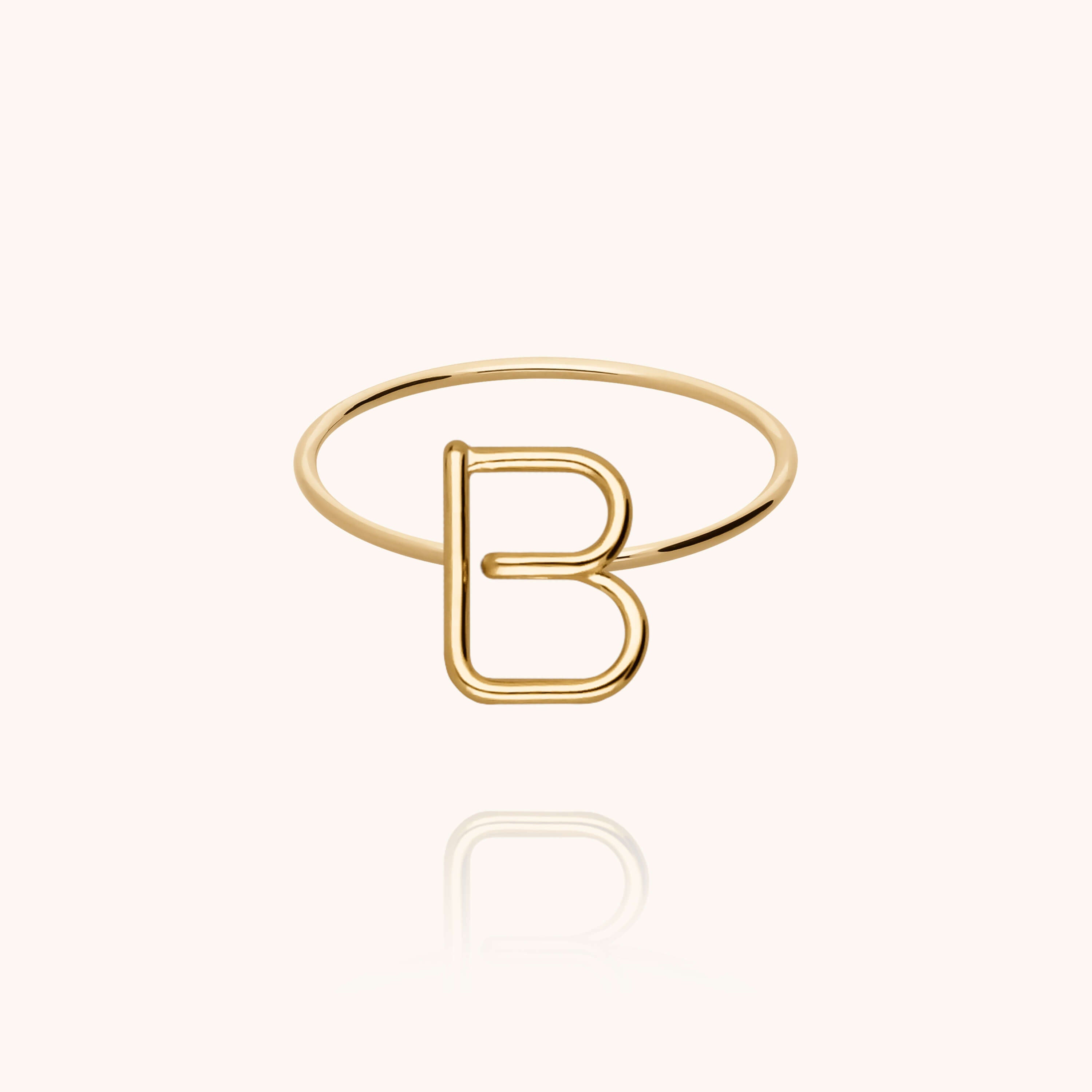 Bague Capitale Initiale initiale — cadeau de luxe artisanal