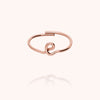 14k rose gold filled - E 5