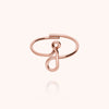 14k rose gold filled - J 10
