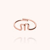 14k rose gold filled - N 14