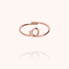 14k rose gold filled - O 15