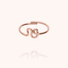 14k rose gold filled - V 22