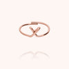 14k rose gold filled - X 24