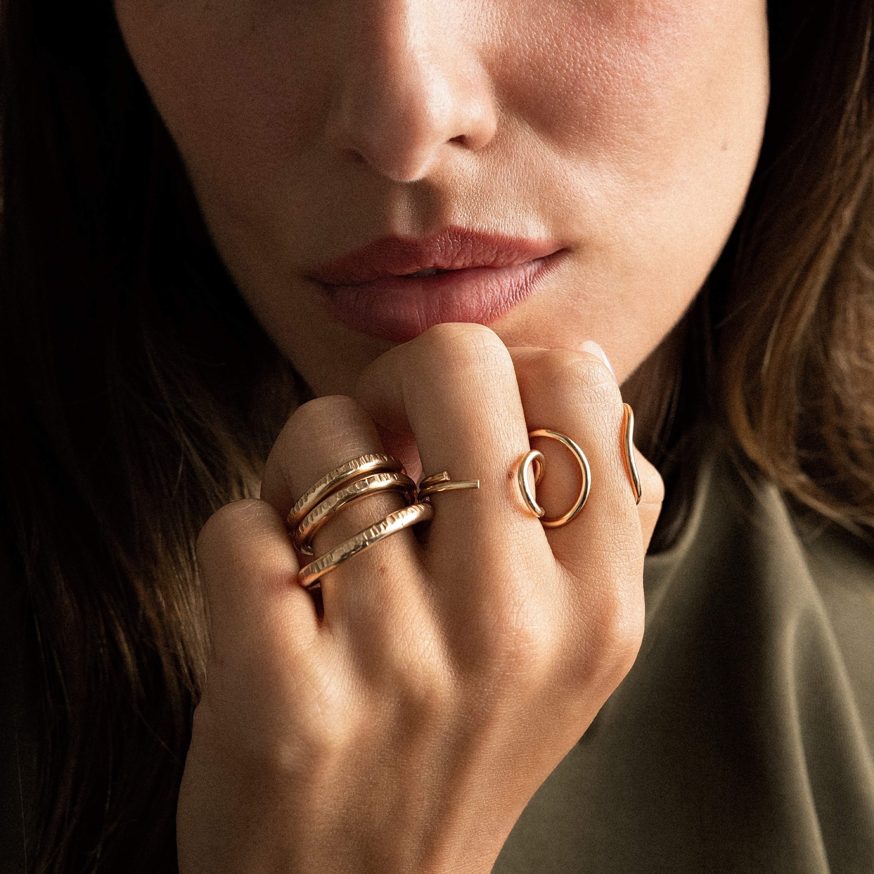 Quent Ring - 14k yellow gold filled