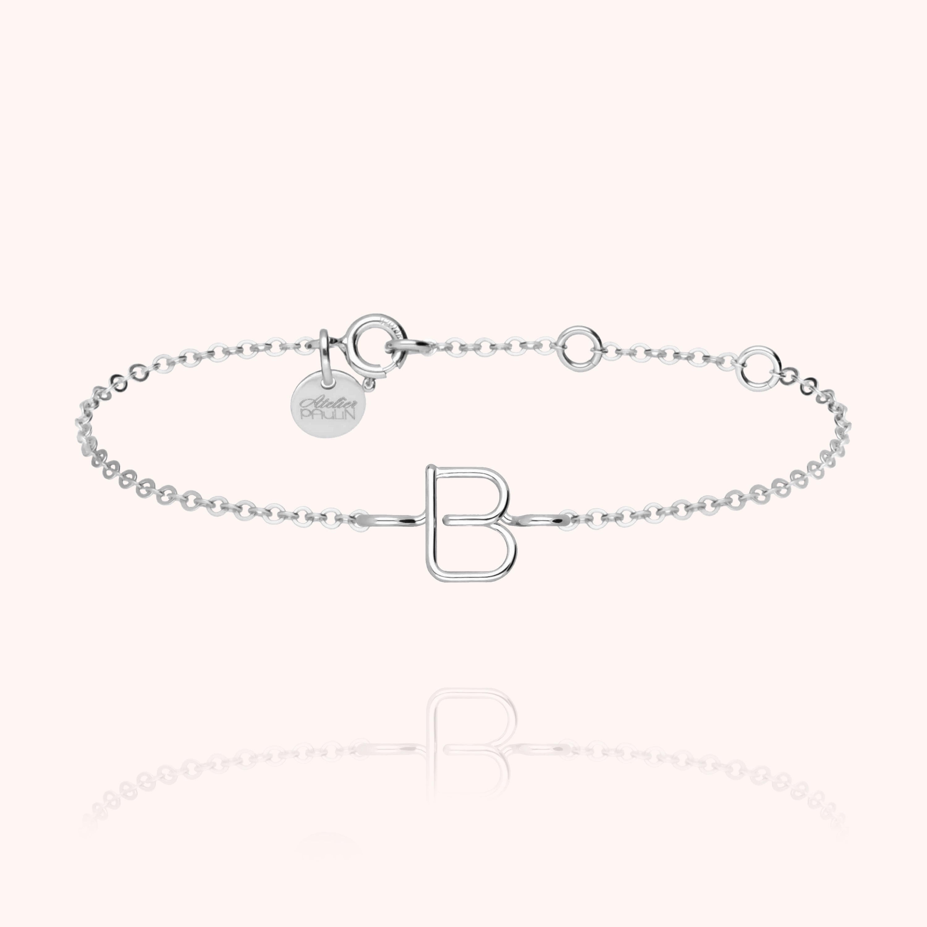 Bracelet Chaîne Initiale initiale — cadeau idéal personnalisable