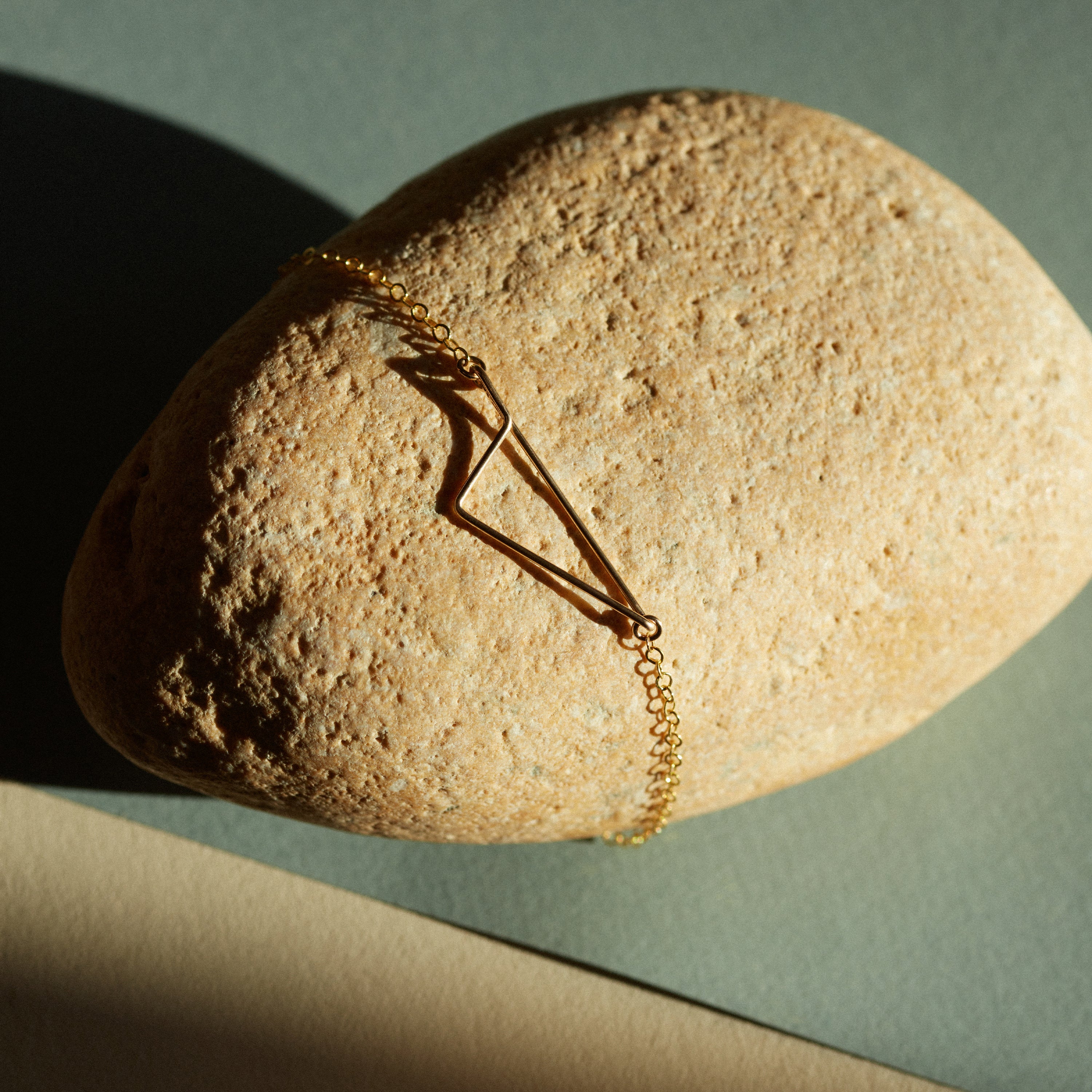 Bracelet Corsica - or jaune laminé