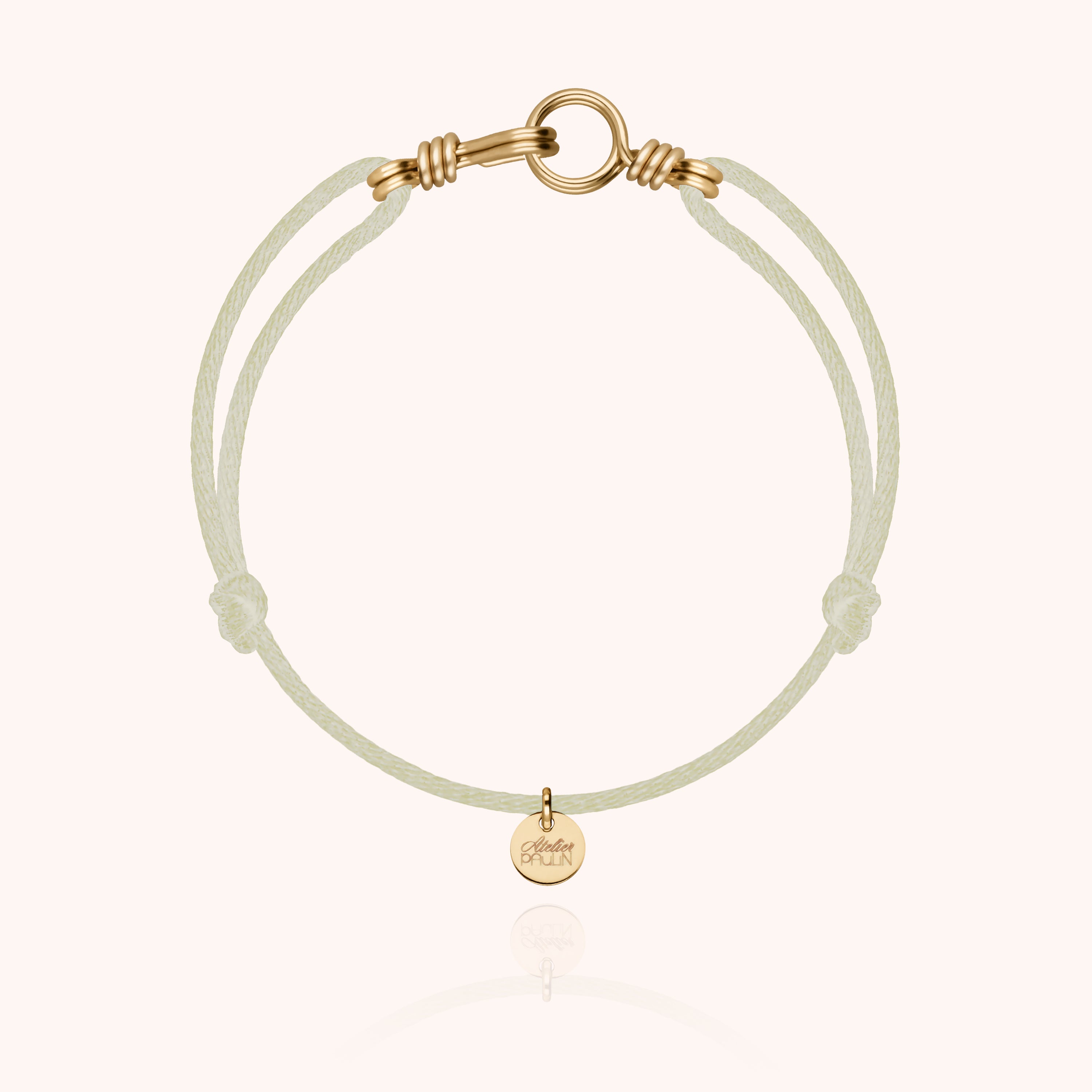 Bracelet cordon quotidien homme gold filled 14k cadeau élégant homme Atelier Paulin - or jaune