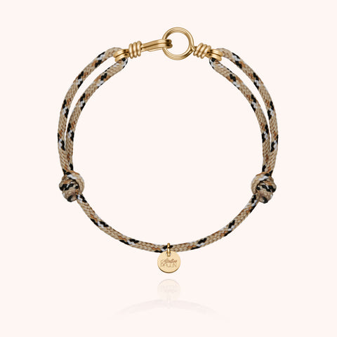 14k yellow gold filled - beige