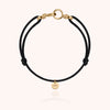 14k yellow gold filled - black 6