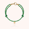 14k yellow gold filled - green 3