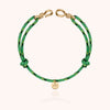 14k yellow gold filled - green 4