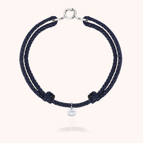 silver - navy blue