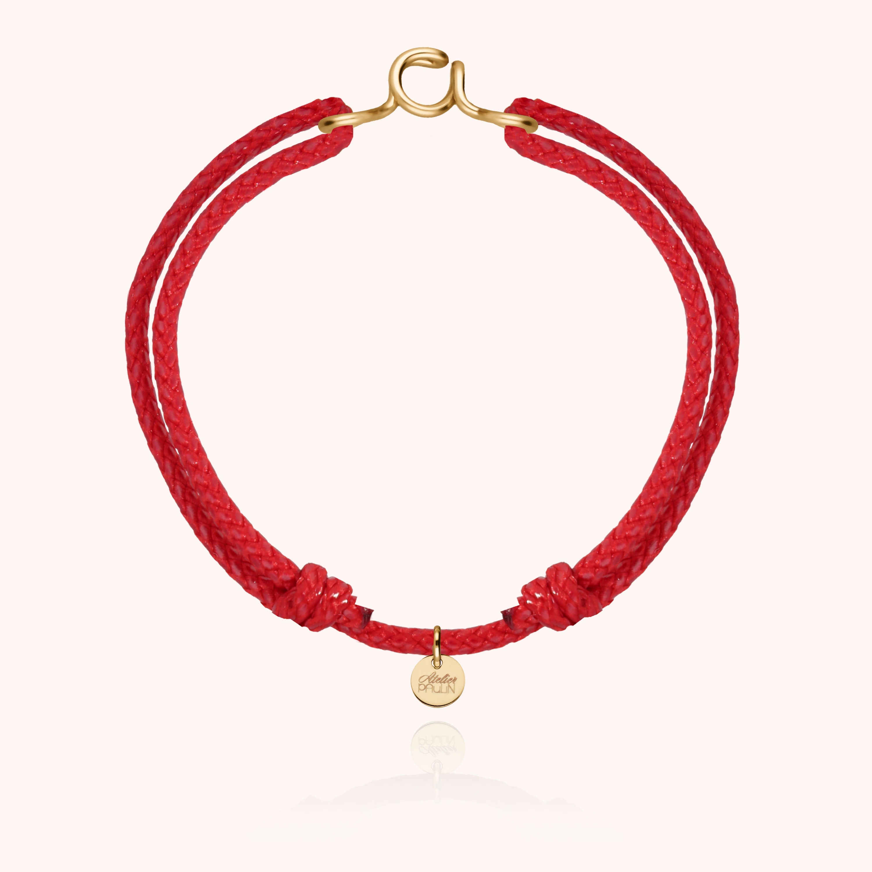 Bracelet Cordon Ciré Initiale Homme — bijou artisanal bracelet livraison express