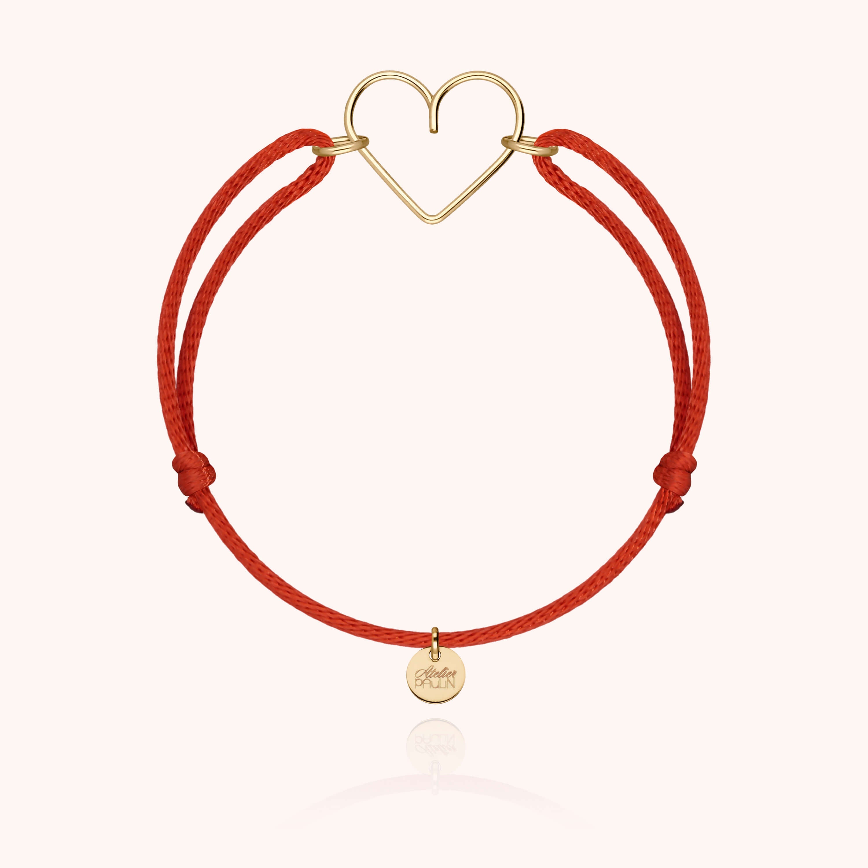 Bracelet Cordon Coeur — bijou artisanal bracelet livraison express