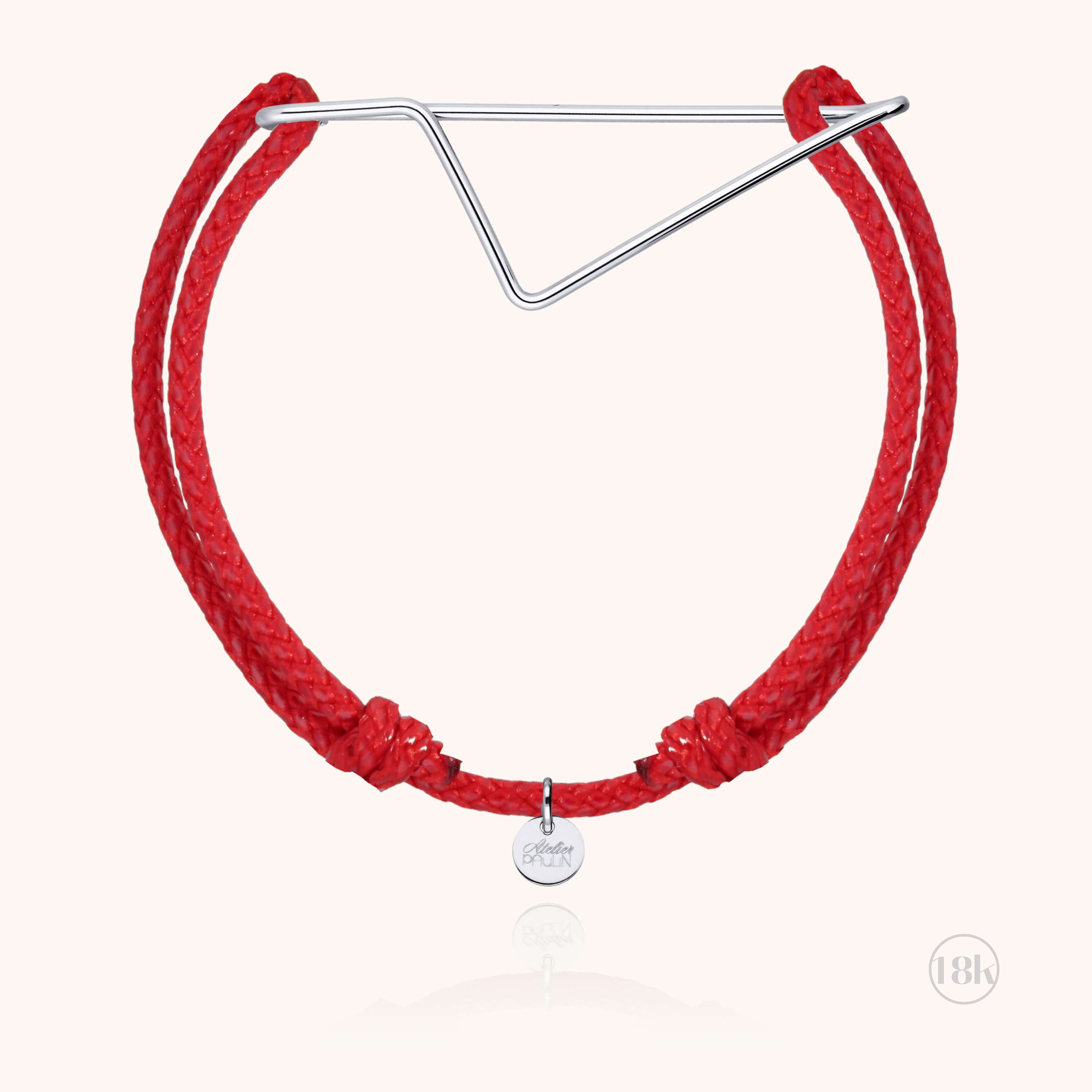 Cord Bracelet Corsica - white gold 750/1000