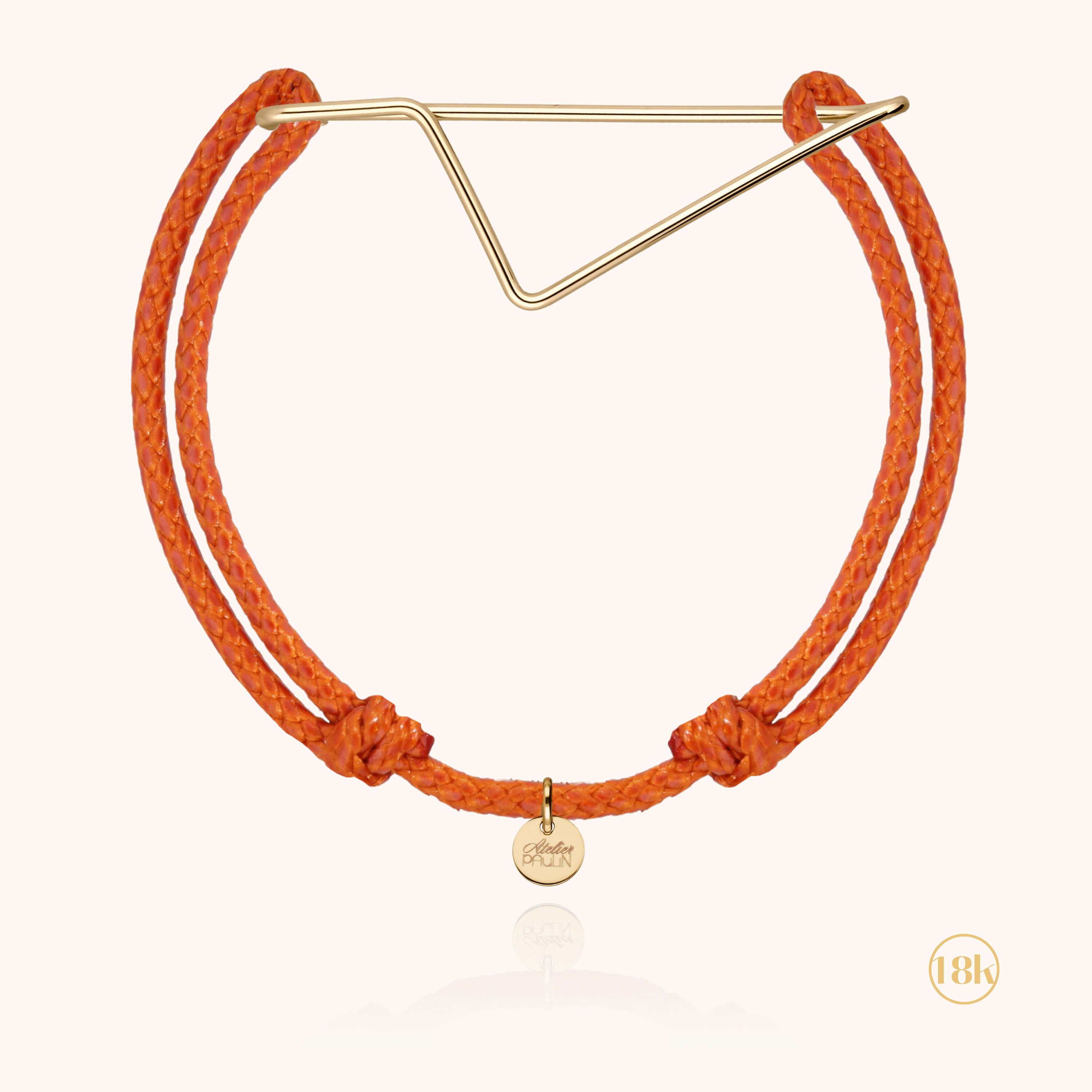 Bracelet Cordon Corsica - or jaune 750/1000