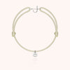 18k white gold - natural 90