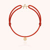 18k yellow gold - coral 1
