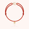 18k yellow gold - coral 7