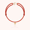 18k yellow gold - coral 8