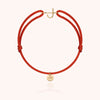 18k yellow gold - coral 12