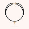 18k yellow gold - black 90