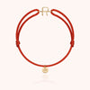 18k yellow gold - coral 20