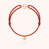 18k yellow gold - coral 21