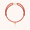 18k yellow gold - coral 23