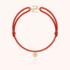 18k yellow gold - coral 28
