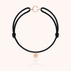 18k rose gold - black 107