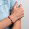 Initial Cord Bracelet - 18k white gold 2