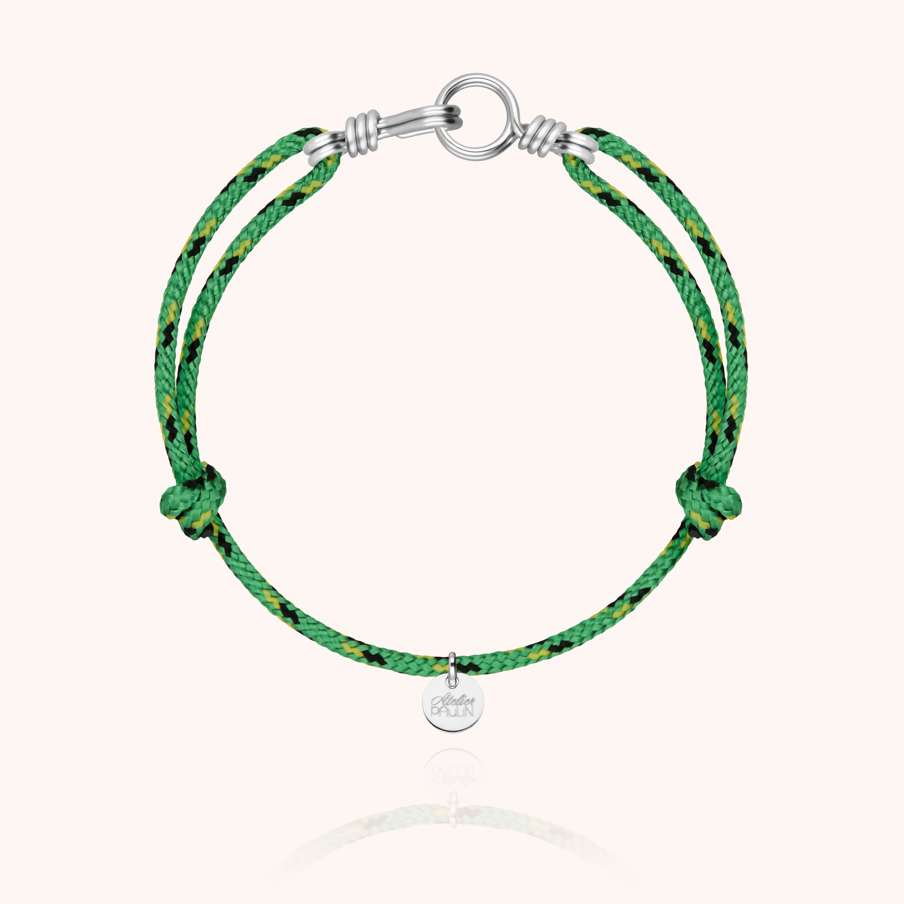 Bracelet Cord Knot Attach me - silver