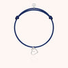 silver - 18k white gold - night blue 14