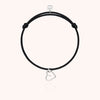 silver - 18k white gold - black 17