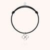 silver - 18k white gold - black 17