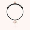 14k rose gold filled - 18k rose gold - black 12