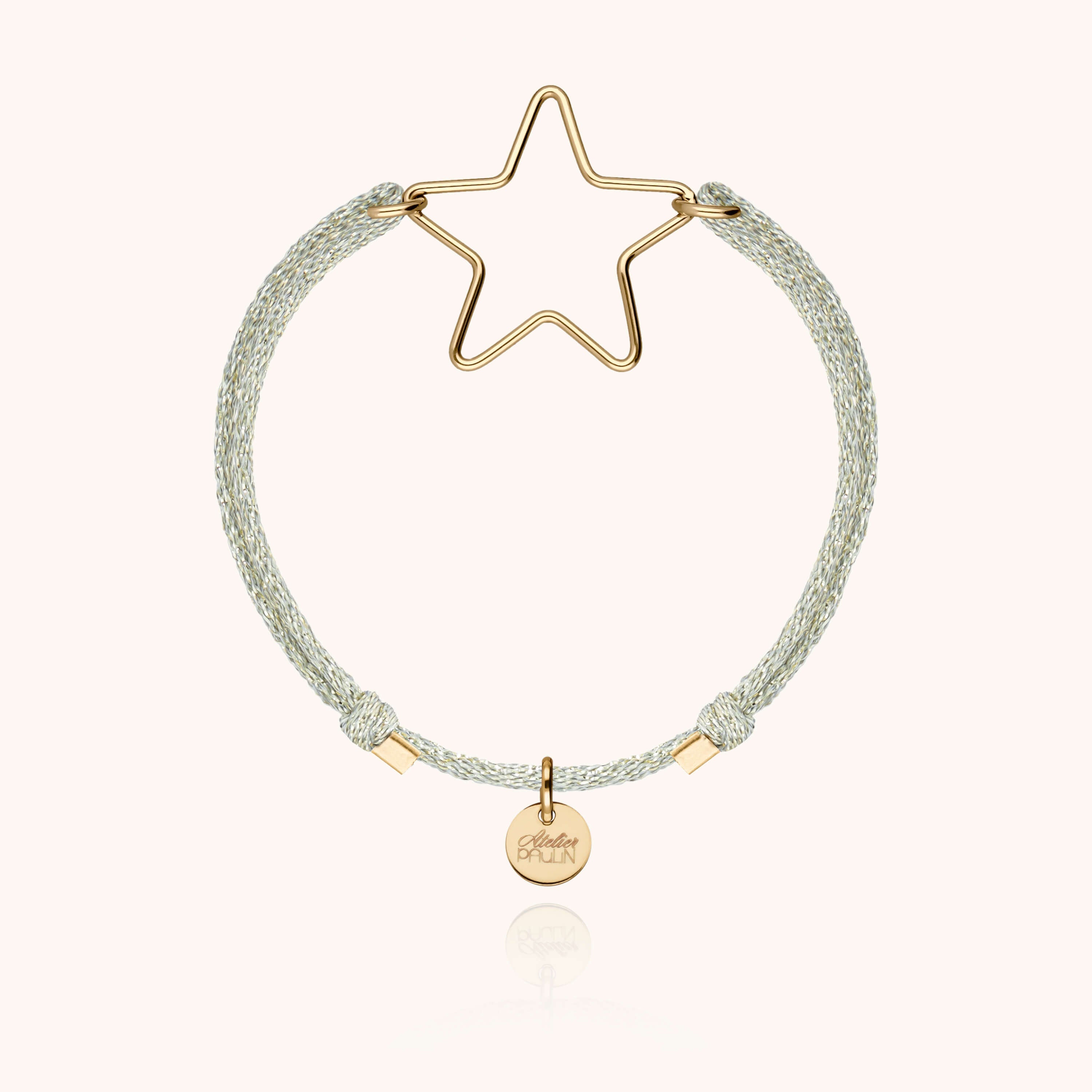 Bracelet Cordon Lurex Mini Star — bijou durable garanti à vie