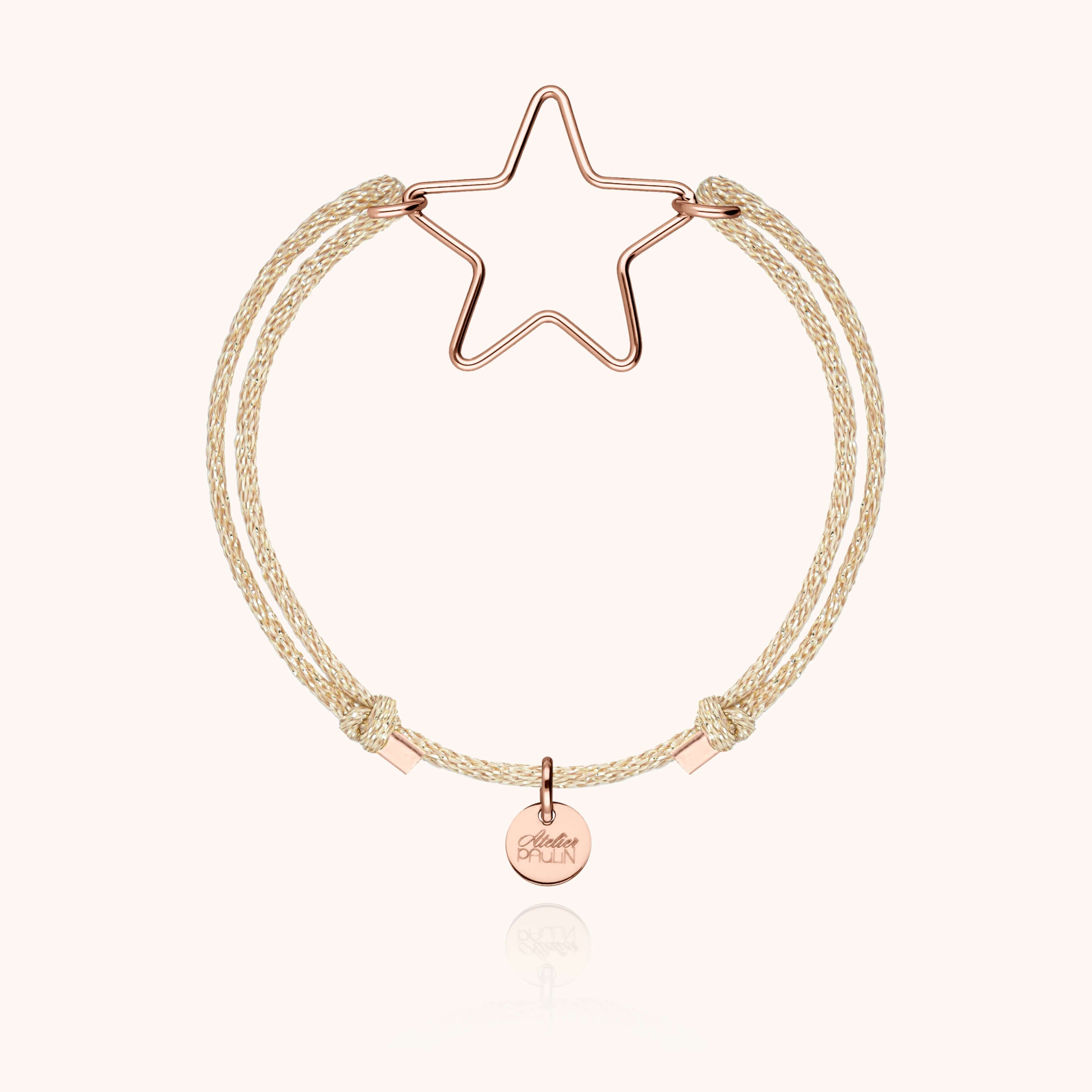 Bracelet Cordon Lurex Mini Star — expédition sécurisée Paris
