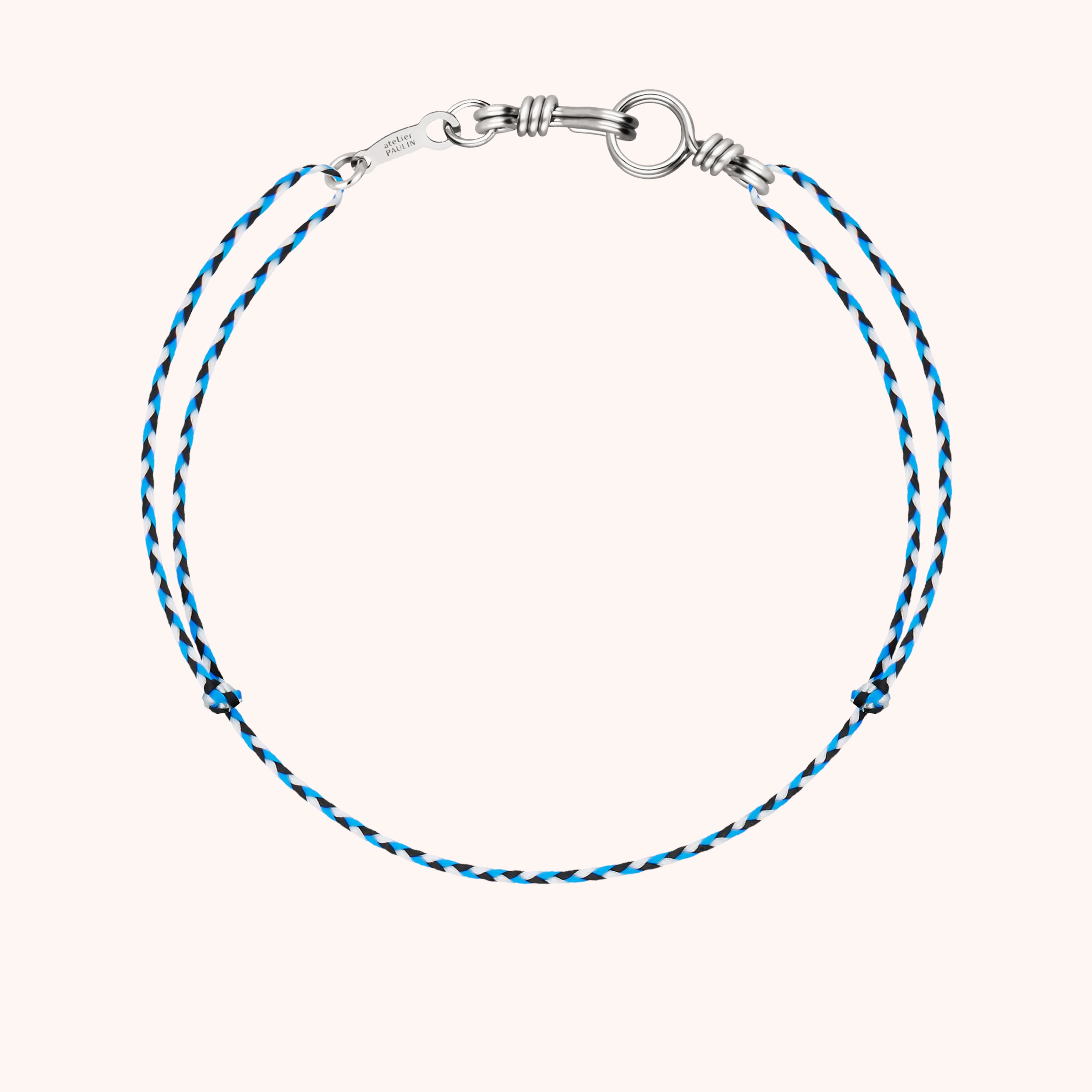 Mini Cord Bracelet Attach Me - silver