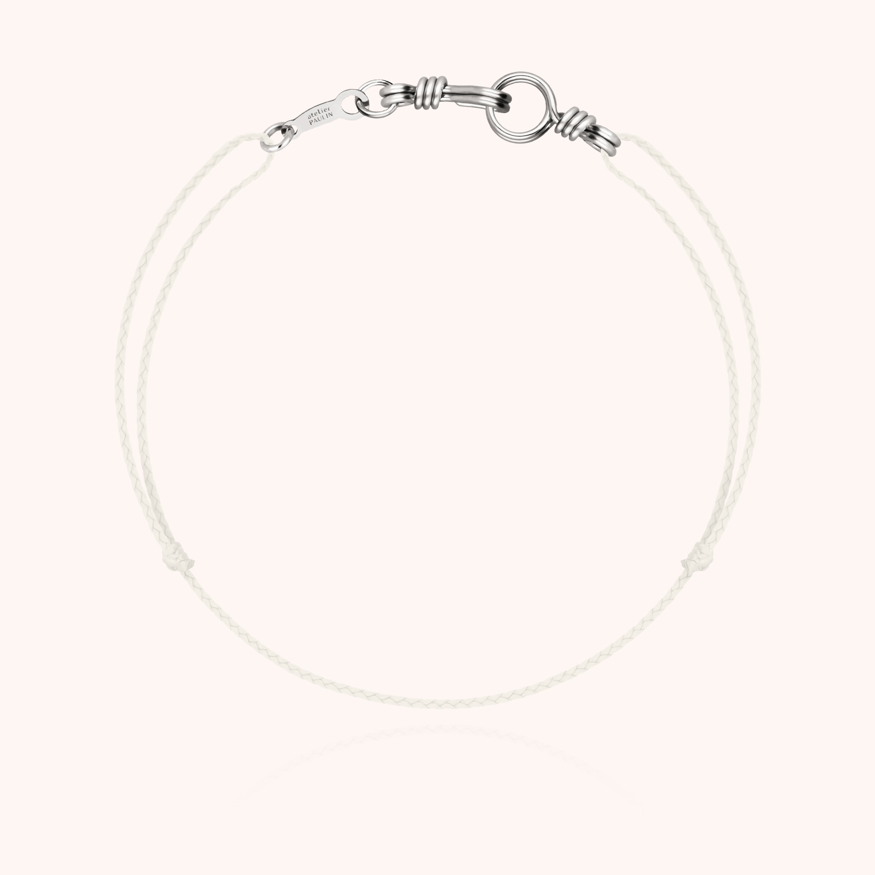 Mini Cord Bracelet Attach Me - silver