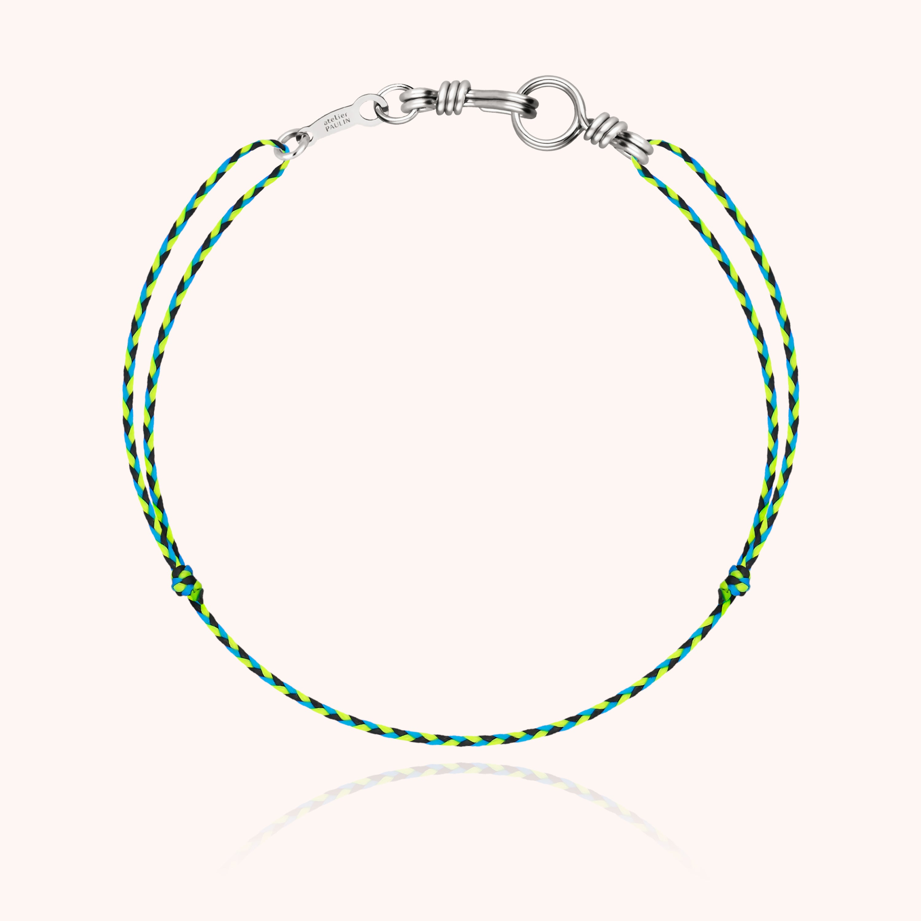 Mini Cord Bracelet Attach Me - silver