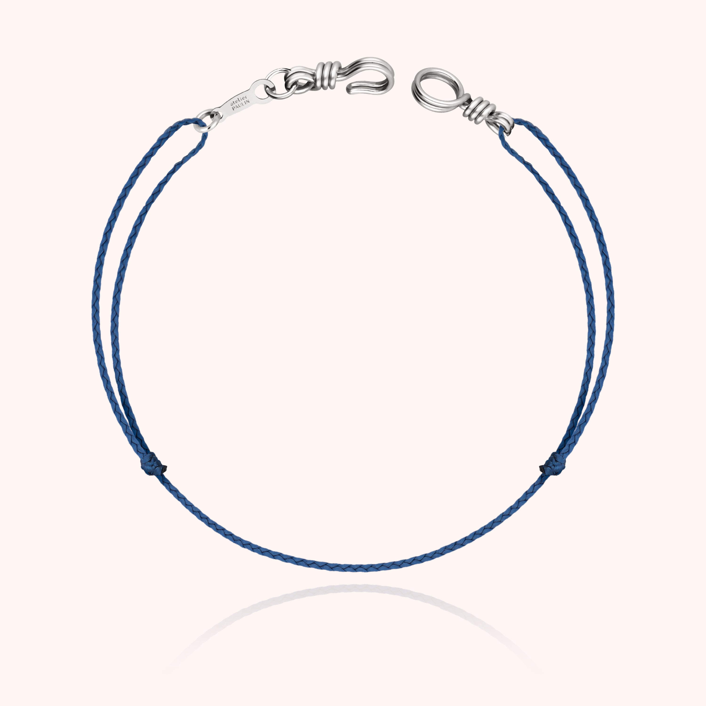 Mini Cord Bracelet Attach Me - silver
