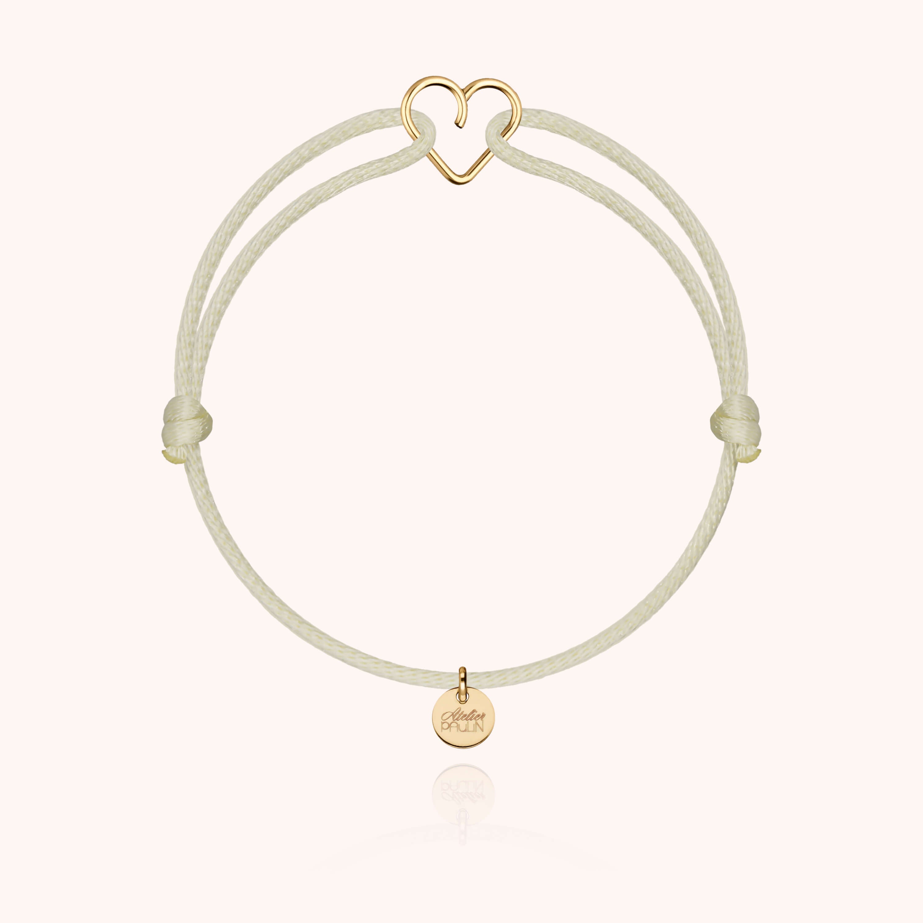 Bracelet Cordon Mini Coeur — bijou artisanal bracelet livraison express