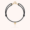 14k yellow gold filled - black 6