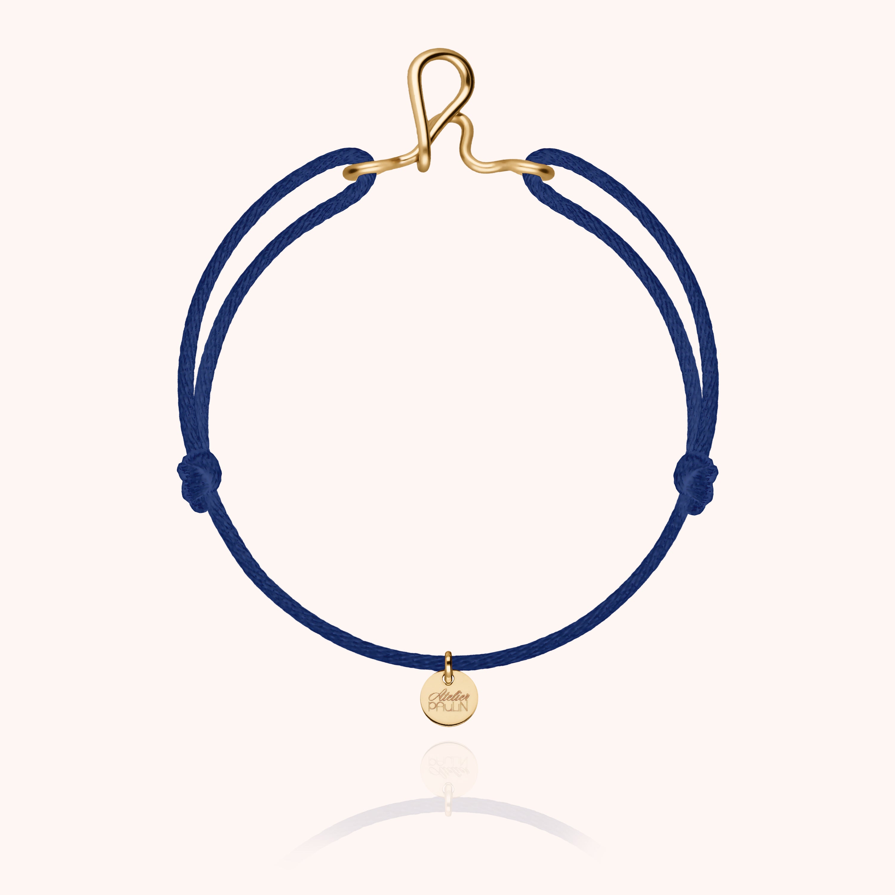 Bracelet cordon quotidien homme gold filled 14k cadeau élégant homme Atelier Paulin - or jaune