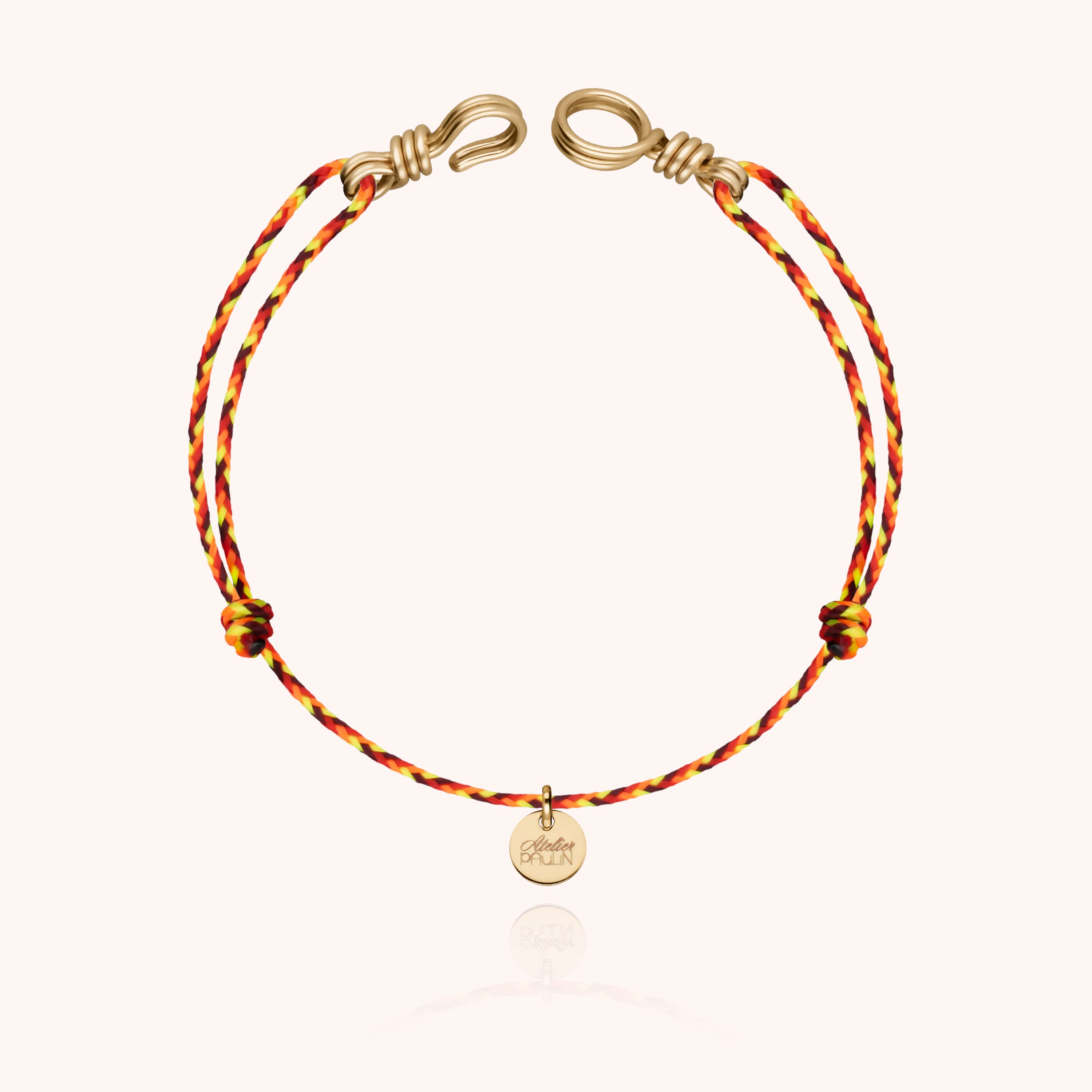 Bracelet cordon sobre masculin gold filled 14k cadeau masculin Atelier Paulin - or jaune laminé